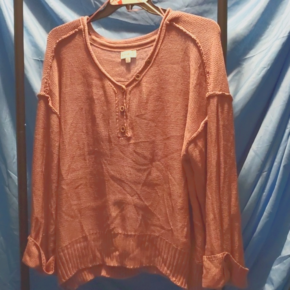 Wonderly rose pink sweater